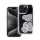 Teddy Bear iPhone 16 Plus csillogó köves tok, ezüst