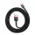 Baseus iPhone USB / Lightning adat/töltőkábel, 2,4A, 1m, Piros/Fekete