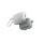 Uniq Clyde Airpods Pro 2nd gen (2022) tok, fehér/menta