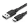 Ugreen USB-A-USB-C kábel 1.5m, fekete