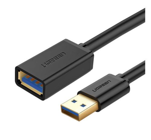 Ugreen USB-A 3.0 hosszabbító kábel, 1,5m, fekete