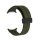 Samsung Galaxy Watch Ultra mágneses szilikon óraszíj, 24mm, sötétzöld