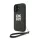 DKNY PU Leather Stack Logo iPhone 16 tok csuklópánttal, zöld