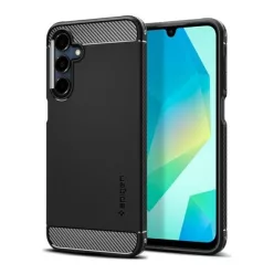  Spigen Rugged Armor Samsung Galaxy A16 4G / Galaxy A16 5G tok, Matte Black, fekete