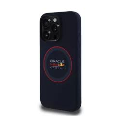   Red Bull Red Ring iPhone 15 Pro szilikon MagSafe tok, tengerészkék