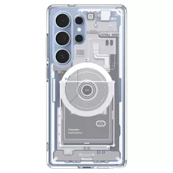   Spigen Ultra Hybrid MagFit Samsung Galaxy S25 Ultra tok, Zero One, fehér