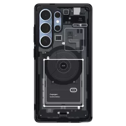   Spigen Ultra Hybrid MagFit Samsung Galaxy S25 Ultra tok, Zero One, fekete