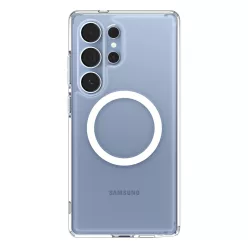   Spigen Ultra Hybrid MagFit Samsung Galaxy S25 Ultra tok, átlátszó-fehér