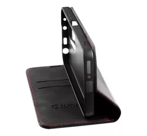 Tactical Xproof Samsung Galaxy S25+ flip/oldalra nyíló tok, fekete