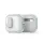 Dux Ducis PECP AirPods 4 műanyag/szilikon tok, fehér-zöld