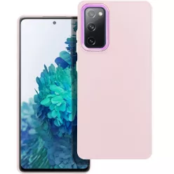   Frame Samsung Galaxy S25 Ultra közepesen ütésálló tok kameravédő kerettel, rózsaszín