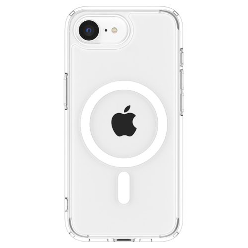 Spigen Ultra Hybrid MagFit Apple iPhone 17e / iPhone 16e tok, MagSafe, Clear White, átlátszó-fehér