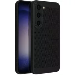 Breezy Samsung Galaxy A36, műanyag tok, fekete