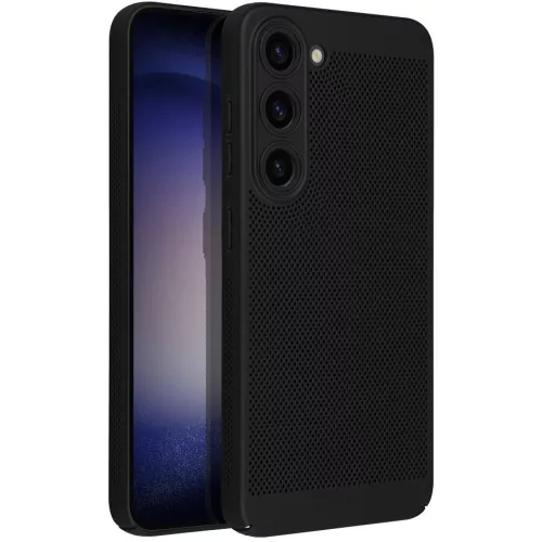 Breezy Samsung Galaxy A36, műanyag tok, fekete