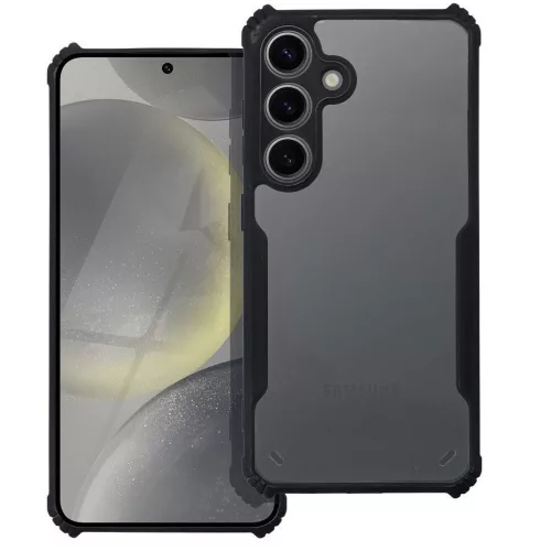 Samsung Galaxy A26 ütésálló tok erősített peremmel, fekete