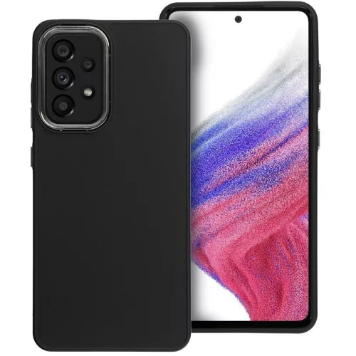 Frame Samsung Galaxy A26 közepesen ütésálló tok kameravédő kerettel, fekete