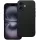 Matt szilikon Samsung Galaxy A26 tok, fekete