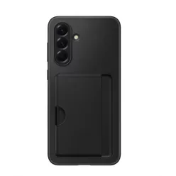   Samsung Card Slot Cover Galaxy A56 5G gyári szilikon hátlap tok, fekete