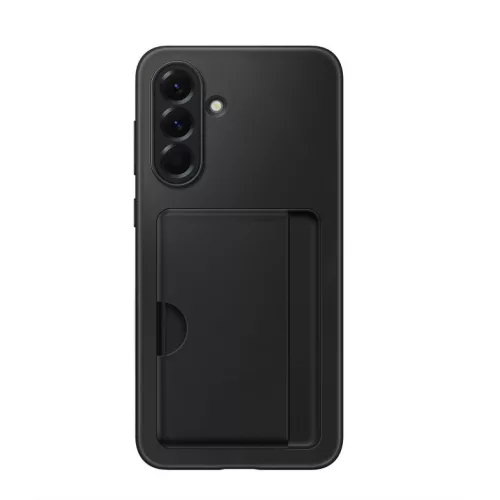 Samsung Card Slot Cover Galaxy A56 5G gyári szilikon hátlap tok, fekete