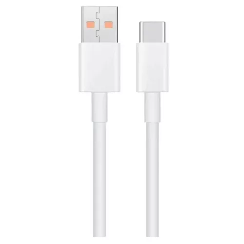 Xiaomi gyári  USB-C töltő és adatkábel, 1m, fehér