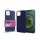 Xprotector Matte ultra vékony szilikon hátlap tok, Apple iPhone 13 Pro, sötétkék