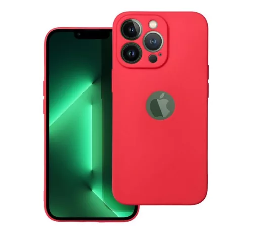 Forcell Soft Apple iPhone 13 Pro szilikon tok, piros