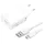 Xiaomi MDY-11-EP hálózati töltő adapter USB-A+ USB-C adatkábel, 22,5W, fehér, ECO csomagolásban