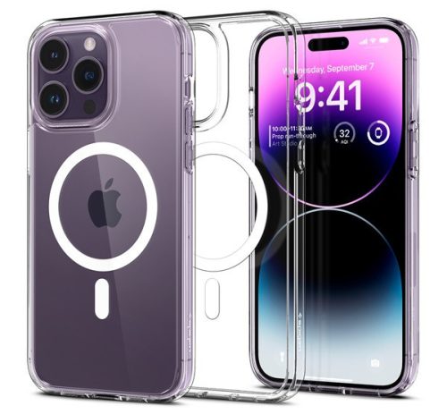 Spigen Ultra Hybrid MagFit Apple iPhone 14 Pro tok, White MagSafe, fehér