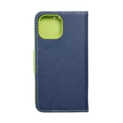 Fancy Apple iPhone 14 Pro flip tok, kék-lime