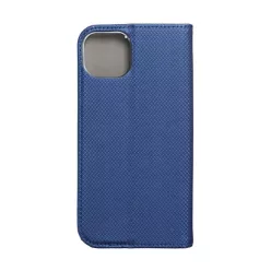 Magnet Apple iPhone 14 Plus mágneses flip tok, kék