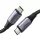Ugreen US355 USB-C / USB-C gyorstöltő- és adatkábel, 100W, 1m, fekete