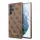 Guess 4G Metal Gold Samsung Galaxy S23 Ultra szilikon tok, barna
