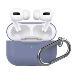   Phoner Simple Apple Airpods Pro szilikon tok akasztóval, égkék