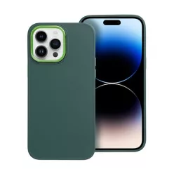   Frame Apple iPhone 14 Pro Max közepesen ütésálló tok kameravédő kerettel, zöld