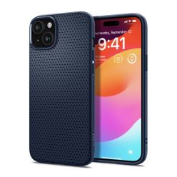 Spigen Liquid Air Apple iPhone 15 tok, Navy Blue, kék