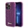 Guess Disco Metal Script Apple iPhone 15 Pro hátlap tok, fuksia