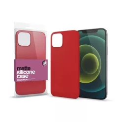   Xprotector Szilikon matte tok ultravékony korallApple iPhone 15 Pro, piros
