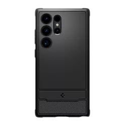   Spigen Rugged Armor Samsung Galaxy S24 Ultra tok, Matte Black, fekete