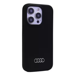 Audi Apple iPhone 15 Pro Max szilikon tok, fekete
