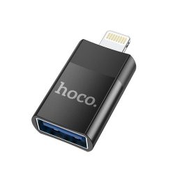 Hoco UA17 OTG adapter USB-A-Lightning, fekete