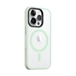   Tactical MagForce Hyperstealth Apple iPhone 14 Pro Magsafe hátlap tok, áttetsző/világoszöld