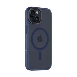   Tactical MagForce Hyperstealth Apple iPhone 15 Magsafe hátlap tok, áttetsző/sötétkék
