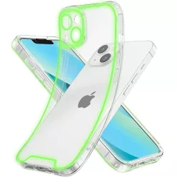   Apple iPhone 13 Pro foszforeszkáló / sötétben világító szilikon tok, zöld