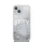 DKNY Liquid Glitter Arch Logo iPhone 14 hátlap tok, átlátszó