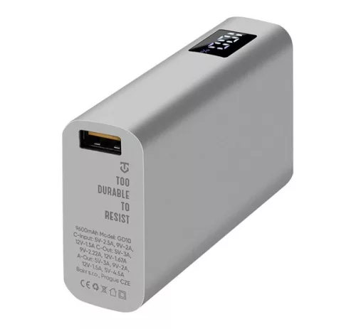 Tactical EDC Brick Power bank / külső akkumulátor / Power bank, 9600mAH, szürke