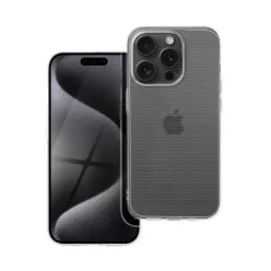   Clear 2mm iPhone 15 Pro tok átlátszó, (kamera védelemmel)