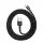 Baseus Cafule USB / Lightning töltő- és adatkábel, 1,5A, 2m, szürke-fekete