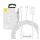 Baseus Superior Series 3in1 töltő- és adatkábel, USB / microUSB / USB-C / Lightning, 3,5 A, 1,2 m, fehér