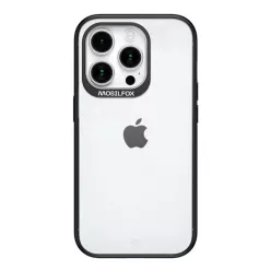   Mobilfox Apple iPhone 15 pro full-shock 3.0 hátlap tok, Nude Black