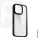 Phoner Custom Hybrid Apple iPhone 13 Pro hátlap tok, fekete (fekete gombokkal)